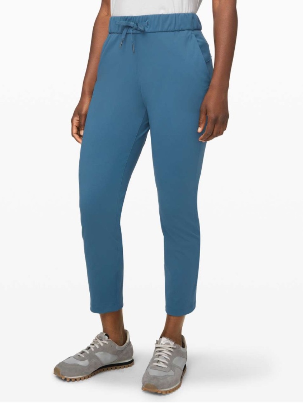 LULULEMON On the Fly 7/8 Pants Petrol Blue Women’s Size 4 BRAND NEW
